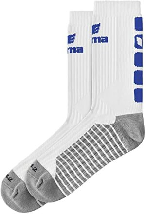 Chaussettes blanches & bleues